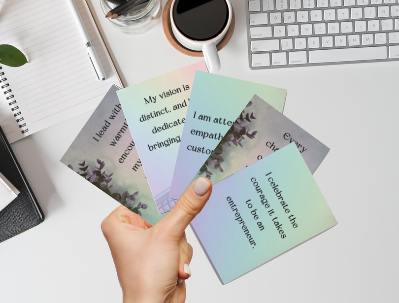 Soulful Entrepreneur Affirmation Cards